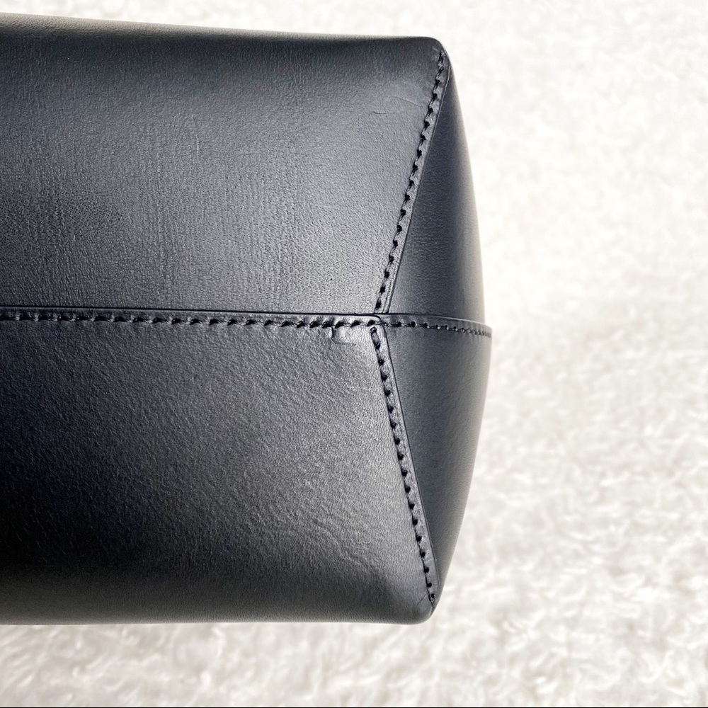 Mansur Gavriel Mini Bucket Bag Black Flamma - Picture 6 of 14